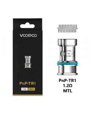 Res Voopoo PnP-TR1 1.2 Ohm x 5